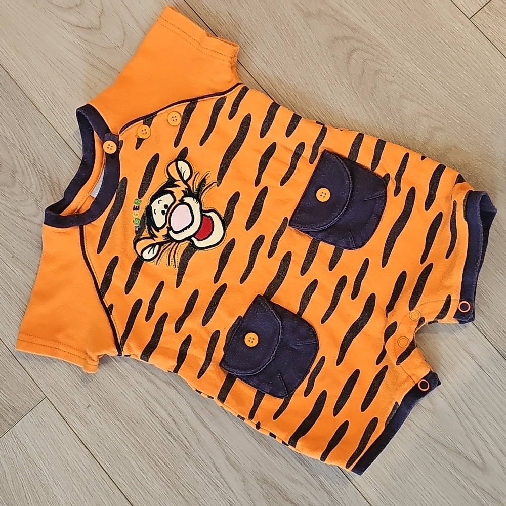 Disney Tigger Shorts Romper,‎ 12 Months